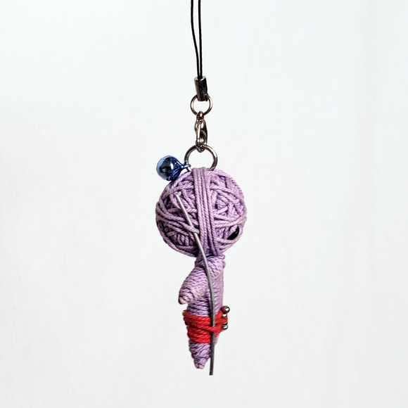 NEW Bad Boy 'Voodoo' Purple Red String Doll - Picture 4 of 6